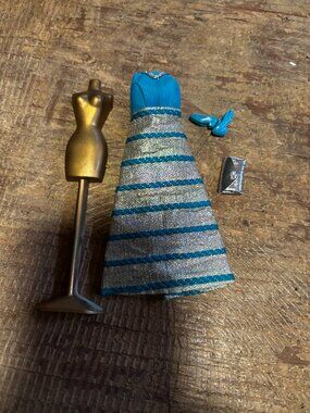 Topper Dawn doll clothes Silver Sparkler 8216